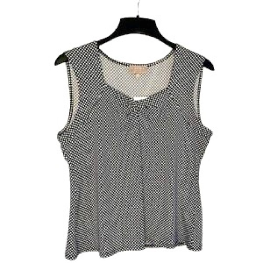 NWT Lauren by Ralph Lauren Printed Sleeveless/Tank-Navy Women’s XL - Picture 1 of 6